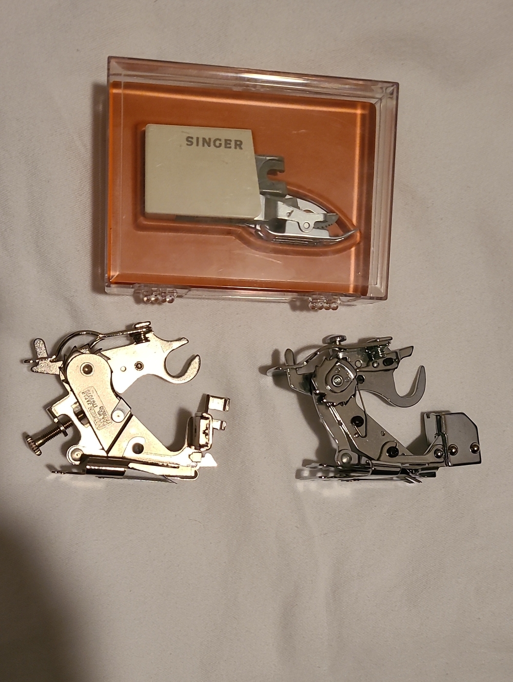 Singer Walking Foot Rufflers Smooth And Even Foot Sewing Machine & Two Ruffelers
